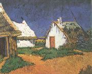 Vincent Van Gogh Three White Cottages in Saintes-Maries (nn04) Germany oil painting artist